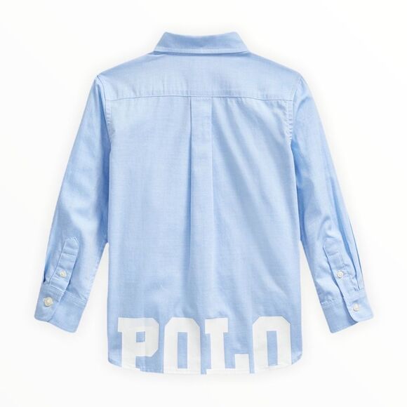 POLO RALPH LAUREN | Blue | PINPOINT OXFORD SHIRT - Picture 2 of 7